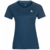Sportshirt Odlo Crew Neck S/S Essential Chill-Tec Blue Wing Teal Damen