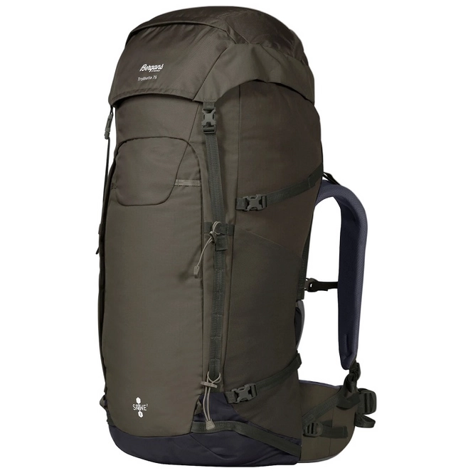 Backpack Bergans Trollhetta V5 75 L Dark Green Mud Green Mud Unisex 3 Backpack Bergans Trollhetta V5 75 L Dark Green Mud Green Mud Unisex