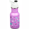Reiseflasche Klean Kanteen Classic Narrow Orchid Hearts 355 Ml Kinder -Camping Geschäft 1 K12CNPPS OH