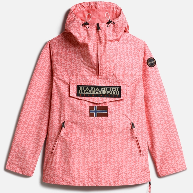 Jacke Napapijri Rainforest Summer Print 3 Pink AOP FAF Damen 3 Jacke Napapijri Rainforest Summer Print 3 Pink AOP FAF Damen