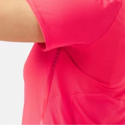 Sportshirt Odlo Crew Neck S/S 1/2 Zip Axalp Training Paradise Pink Damen -Camping Geschäft 10 313901 30782 8