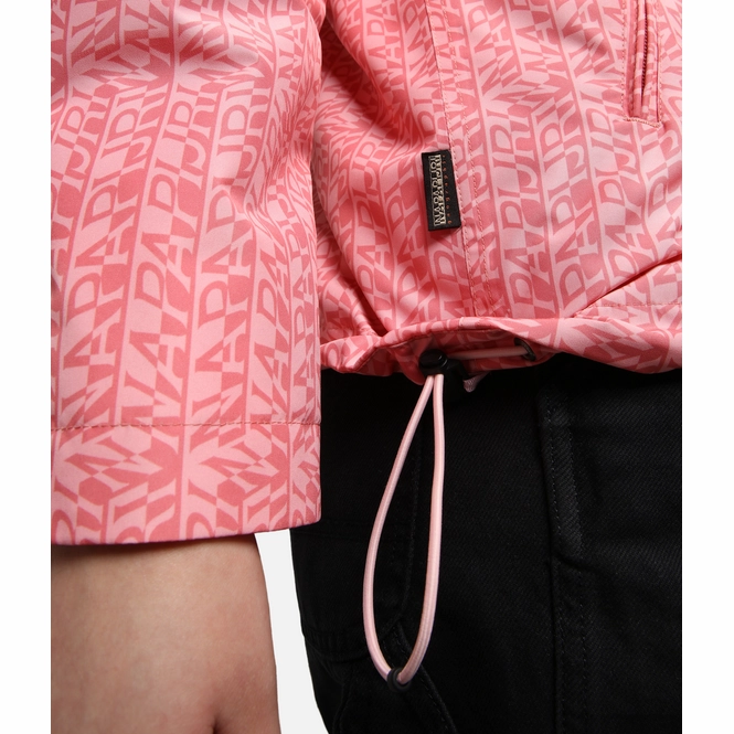 Jacke Napapijri Rainforest Summer Print 3 Pink AOP FAF Damen 5 Jacke Napapijri Rainforest Summer Print 3 Pink AOP FAF Damen – Bild 3