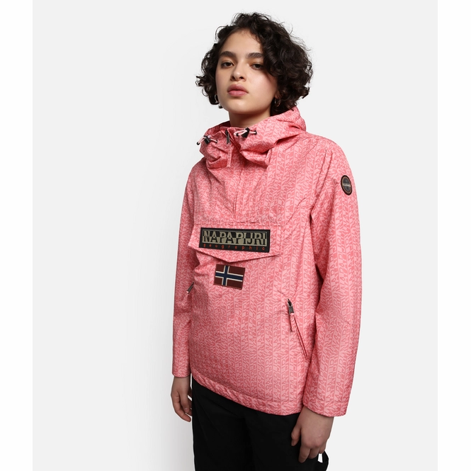 Jacke Napapijri Rainforest Summer Print 3 Pink AOP FAF Damen 7 Jacke Napapijri Rainforest Summer Print 3 Pink AOP FAF Damen – Bild 5