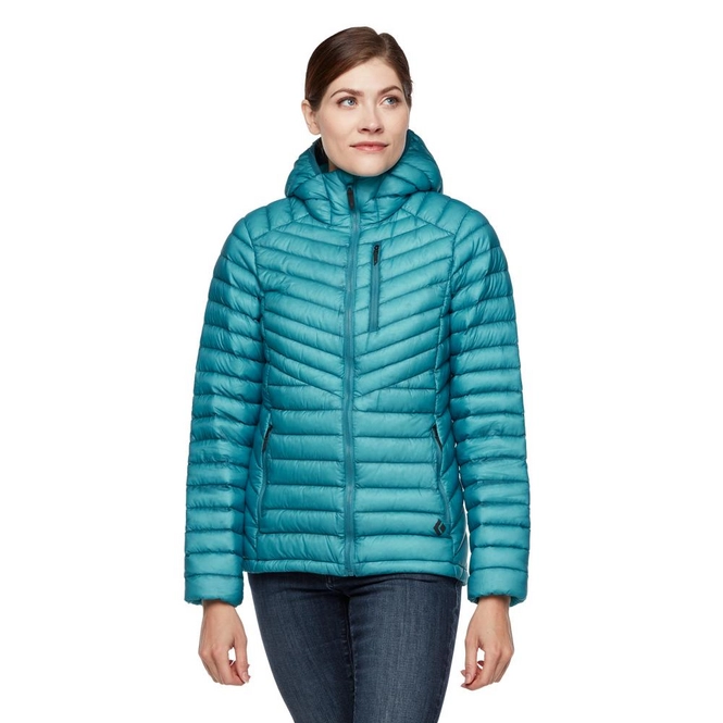 Jacke Black Diamond Approach Down Hoody Azul Damen 3 Jacke Black Diamond Approach Down Hoody Azul Damen