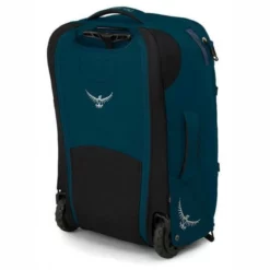 Reisetasche Osprey Farpoint Wheels 36 Muted Space Blue Unisex -Camping Geschäft 2 farpoint wheels 36 f19 sideback petrol blue