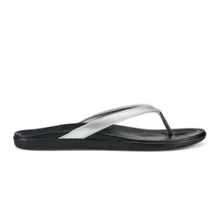 Flip-Flop OluKai Ho'opio Silver Black Damen