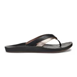 Flip-Flop OluKai Kaekae Black Silver 21 Damen