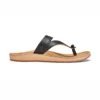 Slipper OluKai Kaekae Ko'o Black Golden Sand Damen -Camping Geschäft 20409 40GS 001 W KaekaeKoo BlkGlds