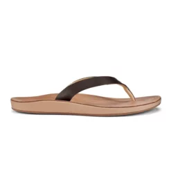 Flip-Flop OluKai Nonohe Dark Java Golden Sand Damen