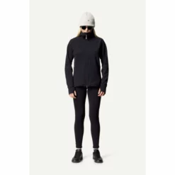 Legging Houdini Long Power Tights Women True Black -Camping Geschäft 3 WsLongPowerTights TrueBlack set1