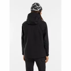 Arc'teryx Jacke Arcteryx Beta Jacket Damen Black 2023 -Camping Geschäft 3 beta jacket black women s back view