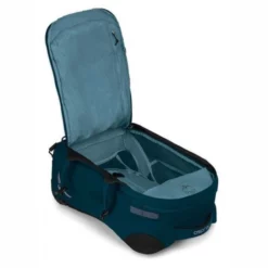 Reisetasche Osprey Farpoint Wheels 36 Muted Space Blue Unisex -Camping Geschäft 3 farpoint wheels 36 f19 side3 petrol blue