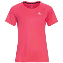Sportshirt Odlo Crew Neck S/S Essential Chill-Tec Paradise Pink Damen