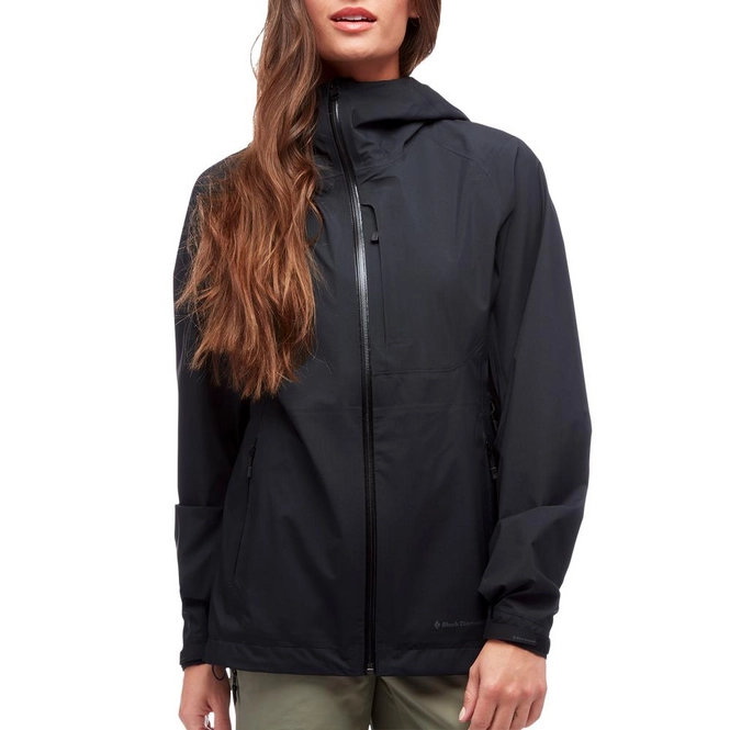 Jacke Black Diamond Highline Stretch Shell Black Damen 4 Jacke Black Diamond Highline Stretch Shell Black Damen – Bild 2