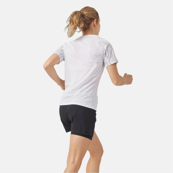 Sportshirt Odlo Crew Neck S/S Essential Print White Damen 6 Sportshirt Odlo Crew Neck S/S Essential Print White Damen – Bild 4