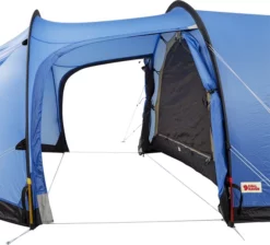 Fjallraven Zelt Fjällräven Keb Endurance 3 UN Blue -Camping Geschäft 4 Keb Endurance 3 53603 525 double door open