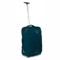Reisetasche Osprey Farpoint Wheels 36 Muted Space Blue Unisex -Camping Geschäft 4 farpoint wheels 36 f19 side petrolblue