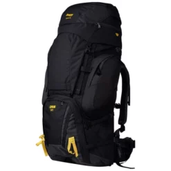 Backpack Bergans Alpinist V6 Large 130 L Black Waxed Yellow