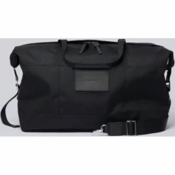 Reisetasche Sandqvist Milton Schwarz Mit Schwarzem Leder -Camping Geschäft 5 2413 58a5da50ee milton black sqa1380 02 original