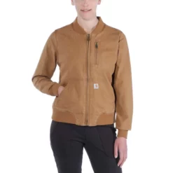 Jacke Carhartt Crawford Bomber Jacket Women Brown 12 Jacke Carhartt Crawford Bomber Jacket Women Brown -Camping Geschäft 5 EU 102524 211 M