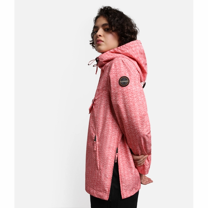 Jacke Napapijri Rainforest Summer Print 3 Pink AOP FAF Damen 11 Jacke Napapijri Rainforest Summer Print 3 Pink AOP FAF Damen – Bild 9