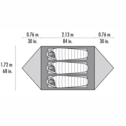 Zelt MSR Mutha Hubba NX Grey -Camping Geschäft 5 mh1