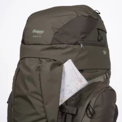 Backpack Bergans Alpinist V6 Medium 110 L Dark Green Mud Green Mud -Camping Geschäft 6 4391 13654 2