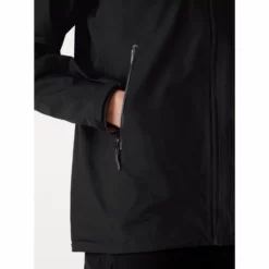 Arc'teryx Jacke Arcteryx Beta Jacket Damen Black 2023 -Camping Geschäft 6 beta jacket black women s pocket detail