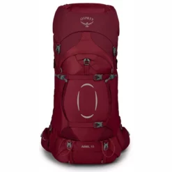 Rucksack Osprey Ariel 55 Claret Red (M/L) -Camping Geschäft 7 web 0395 ariel 55 s21 front claret red 1