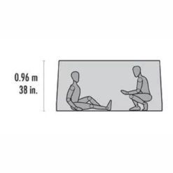 Zelt MSR Thru-Hiker Mesh House 2 V2 Rood -Camping Geschäft 8 10823 msr mesh house 2 floor plan2
