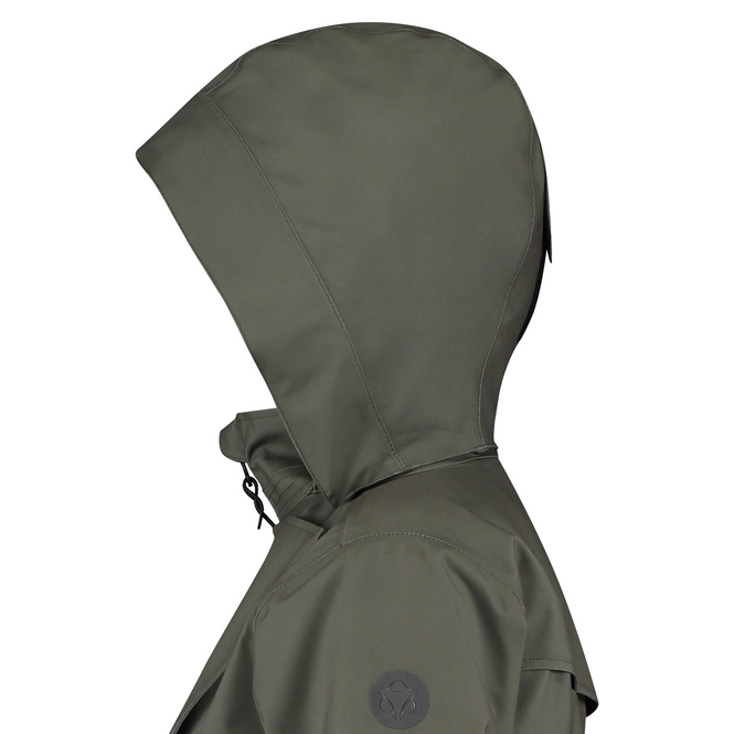 Regenjacke AGU Urban Outdoor Trench Coat Long Army Green Damen 11 Regenjacke AGU Urban Outdoor Trench Coat Long Army Green Damen – Bild 9