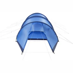 Fjallraven Zelt Fjällräven Abisko Endurance 4 UN Blue -Camping Geschäft 8 Abisko Endurance 4 53104 525 rear door1 half open