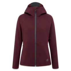 Jacke Black Diamond Element Hoody Bordeaux Damen