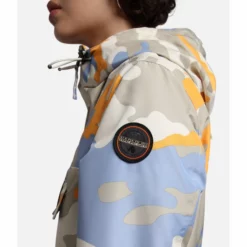 Jacke Napapijri Rainforest Summer Print 3 Violet Camo Damen -Camping Geschäft 9 NA4G7EF9Z ALT6