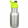 Reiseflasche Klean Kanteen Classic Narrow Sippydop Brushed Kinder Stainless 355 Ml -Camping Geschäft K12CNPPS BS