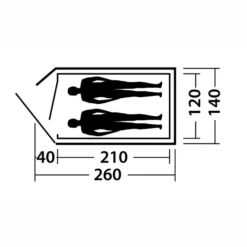 Zelt Easy Camp Meteor 200 Blau -Camping Geschäft Meteor20x2 1