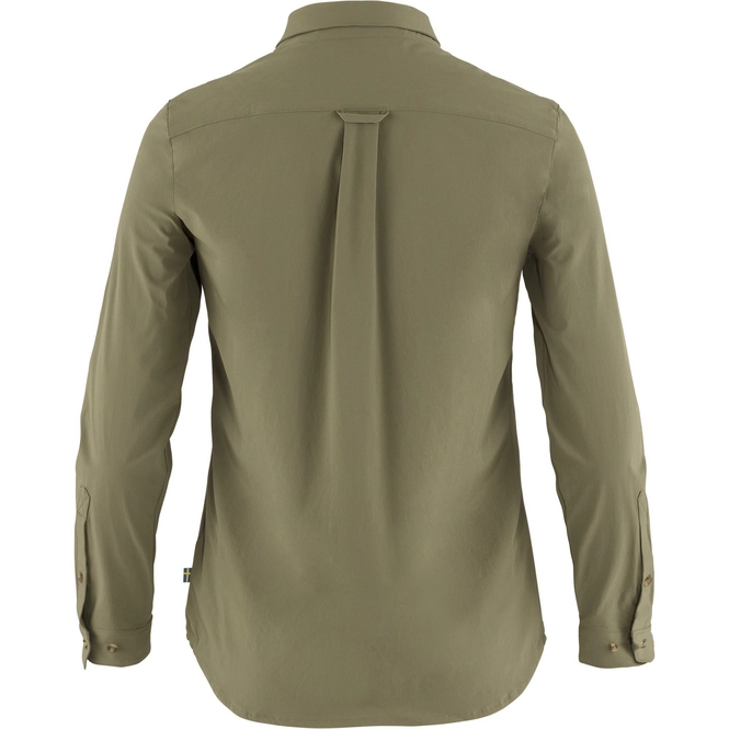 Bluse Fjallraven Ovik Lite Blouse LS Green Damen 4 Bluse Fjallraven Ovik Lite Blouse LS Green Damen – Bild 2