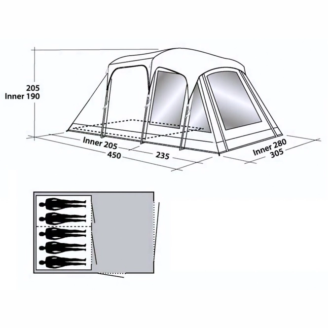 Zelt Easy Camp Richmond 500 7 Zelt Easy Camp Richmond 500 – Bild 5