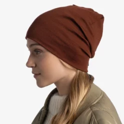 Mütze Buff Heavyweight Merino Wool Sienna -Camping Geschäft sienna4