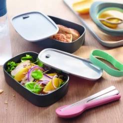 Lunchbox BergHOFF Leo Line Duo Grey -Camping Geschäft web 3950126 007