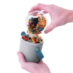 Lunchbox BergHOFF Leo Line Duo Round Grey -Camping Geschäft web 3950148 004